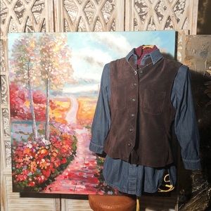 HAROLDS SUEDE LEATHER LADIES VEST